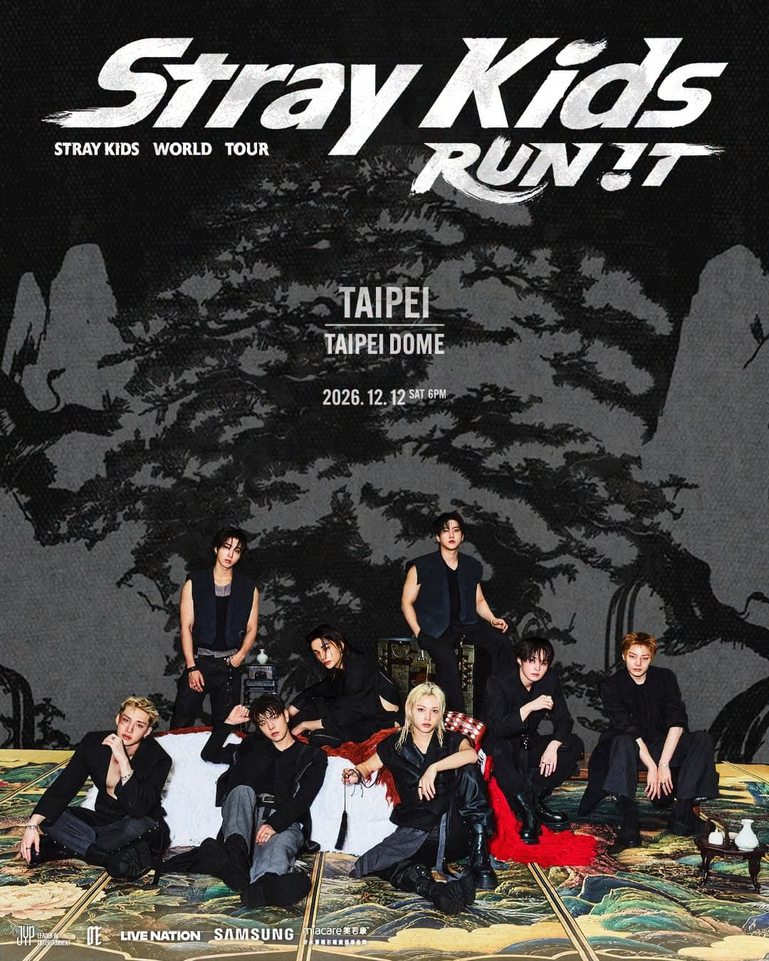 Stray Kids RUN IT 타이베이 돔 공연 비주얼