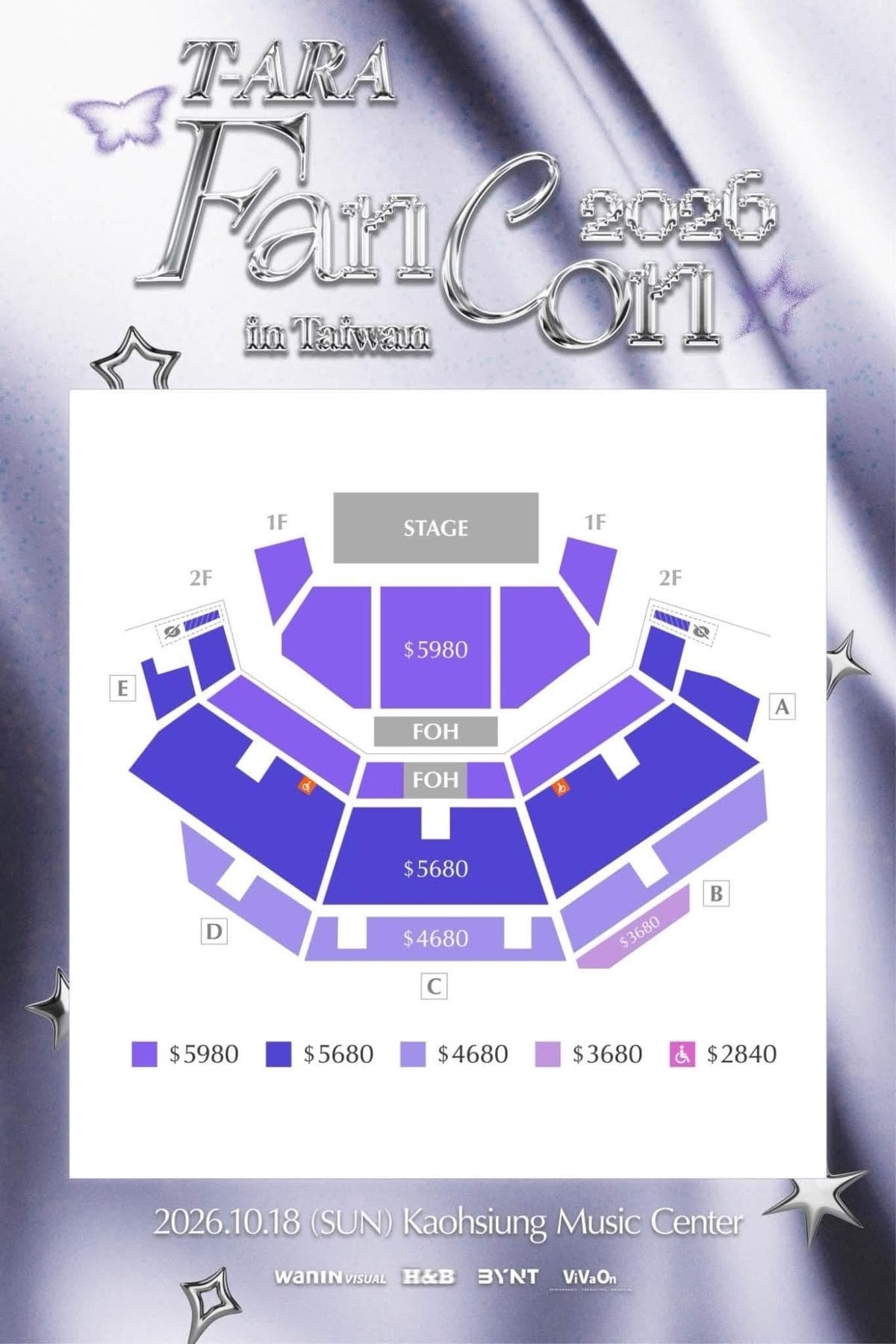 T-ARA Fancon 가오슝 공연 비주얼